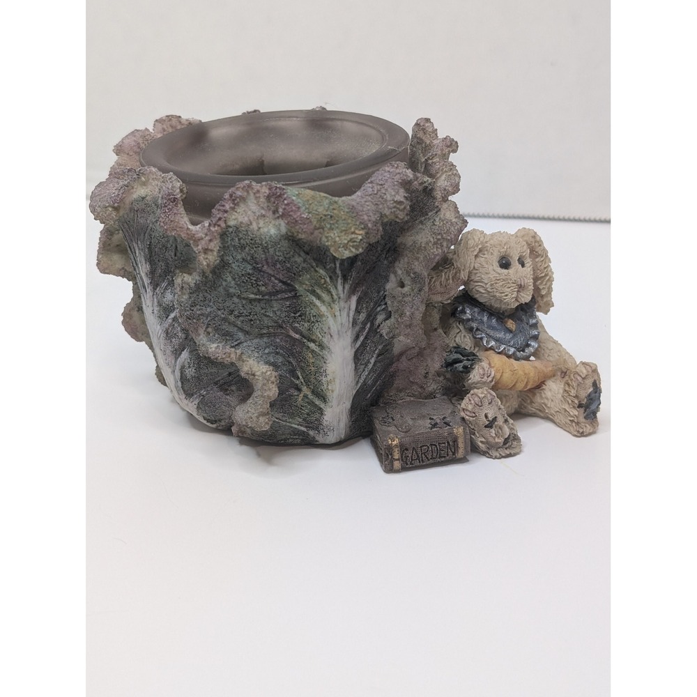 Boyds Bears Daphne In the Cabbage Patch Candle‎ Holder Figurine 27750 1997
